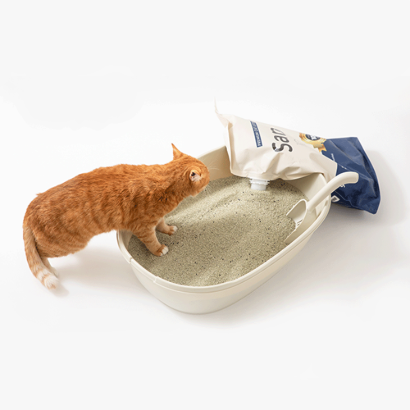 먼지 없는 고양이 모래, 원룸만들기