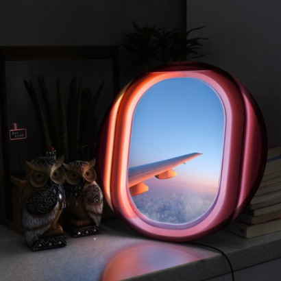LED 비행기 창문 액자, 원룸만들기